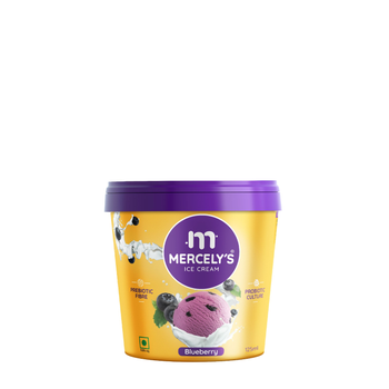 Mercely'S Mini Tub Blueberry Ice Cream 125Ml