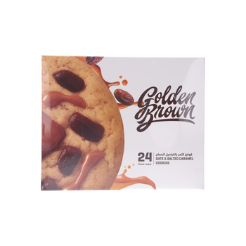 Golden Brown Date & Salted Caramel Cookies 24x360g