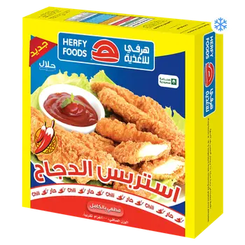 Herfy Chicken Strips Fully Cooked Chili400g