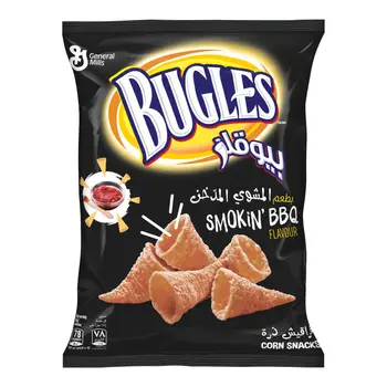 Bugles Smokin' BBQ Corn Snack 125g