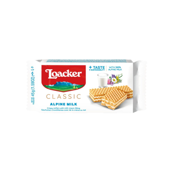 Loacker Alpine Milk Wafer 45g