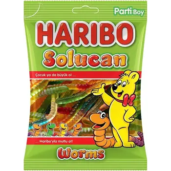Haribo worms jelly candy160G