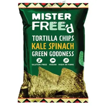 Mister Freed Kale Spinach Tortilla Chips 135g