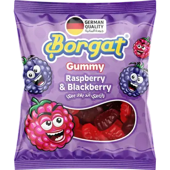 Borgat Gummy Rasperry & Blackberry Candy15g