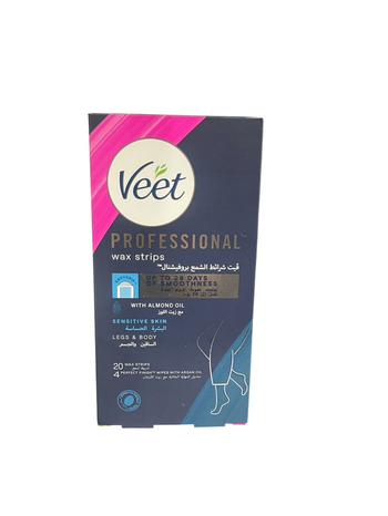 Veet Professional Easy Gel Wax Strips 20 Pieces