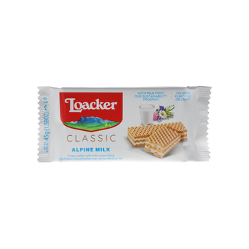 Loacker Alpine Milk Wafer 45g