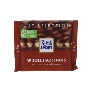 ريتر سبورت شوكولاتة بالبندق الكامل 100 جرام