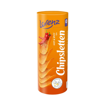 Lorenz Chipsletten Potato Hot & Spicy Chips 100g