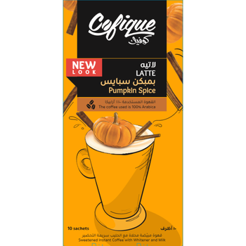 Cofique Pumpkin Spice Latte Instant Coffee 10x24g