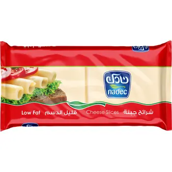 Nadec Low Fat Cheese Slices 400g X20Pieces