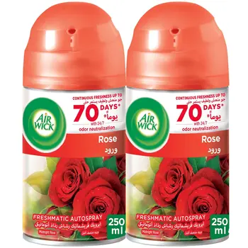Airwick Freshmatic Automatic Spray Refill With Midnight Rose Scent Valuepack 2 X 250Ml