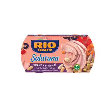 Rio Mare Tuna With Vegetables Salad & Beans   2 Pcs 160g