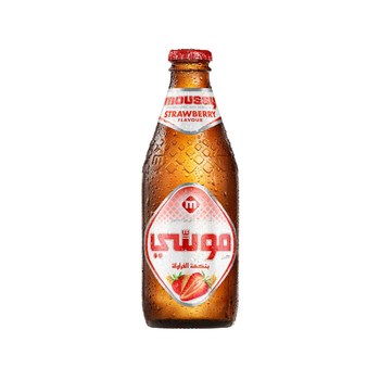 Moussy Strawberry Non-Alcoholic Malt Beer 330ml