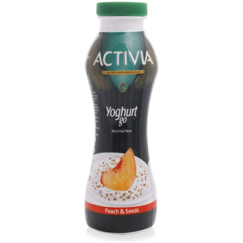 Activia Go Peach & Seeds Yoghurt 280 ml