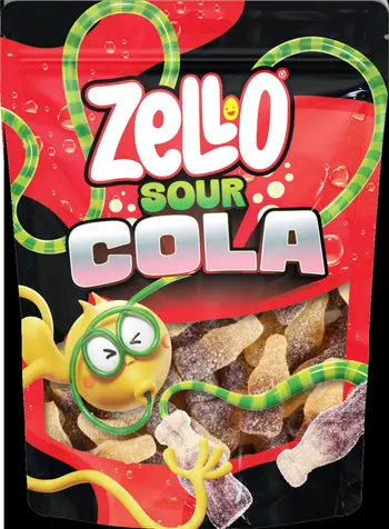 Zello Cola Bottles Candy 100g