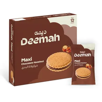 Deemah Maxi Chocolate Hazelnut Pack 12x25g