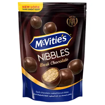 Mcvitie's Digestive Nibbles Pack Dark Chocolate 120g