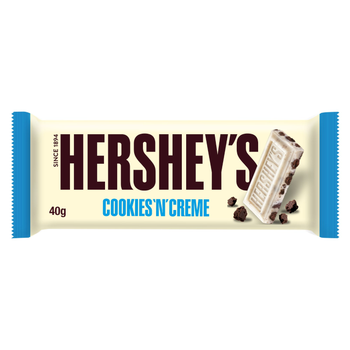 Hershey'S Cookies 'N' Creme Chocolate Bar 40g