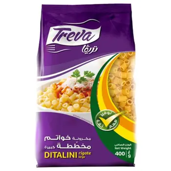 Treva Large Macaroni Ditalini Rigate 400g