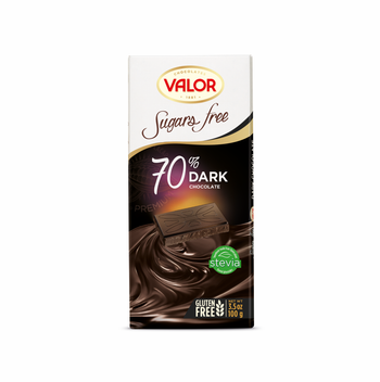Valor 70% Dark Chocolate Sugar Free100G