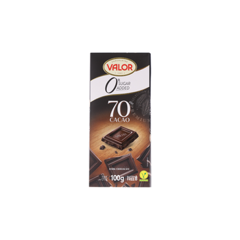 Valor Sugar-Free 70% Dark Chocolate 100g