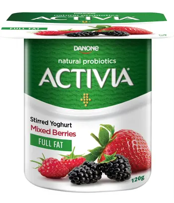 Activia Stirred Mixed Berry Yoghurt 120g