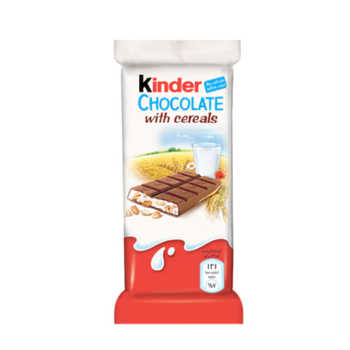 Kinder Country Chocolate With Cereals Bars With Milk Filling 23.5g
