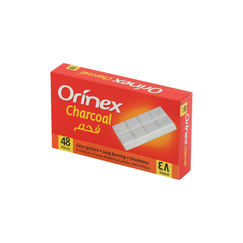 Orinex Charcoal Easy Ignition Smokeless 48 Pieces
