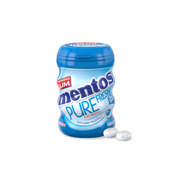 Mentos Pure Fresh Sugar Free Fresh Mint Chewing Gum 56g
