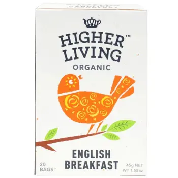 Higher Living Tea English Black 45G