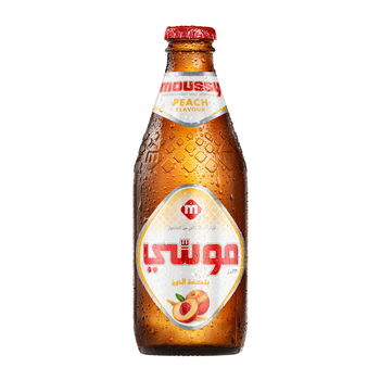 Moussy Peach Non-Alcoholic Malt Drink 330ml