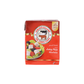 البقرات الثلاث جبنة بيضاء 200جرام