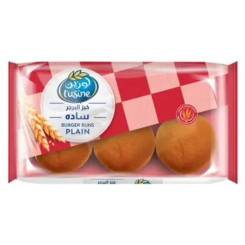 Lusine Plain Burger Buns 6 Pieces