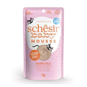 Schesir Baby Salmon & Chicken Kitten Food 70g