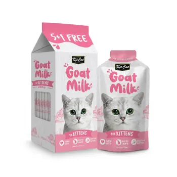 كت كات اﻇﺮف حليب ماعز طبيعي طعام رطب للكتين 300مل