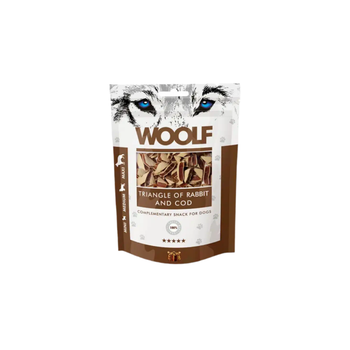 Woolf Rabbit & Cod Dog Treats 100g