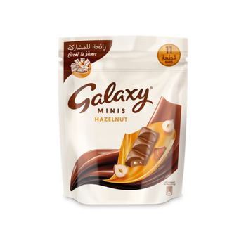 Galaxy Chocolate Minis Hazelnut Mini Chocolate Bars 11×12g