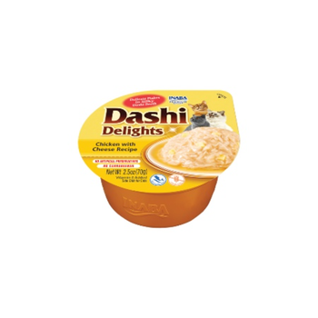 Inaba Dashi Delights Chicken & Cheese Cat Food 70g