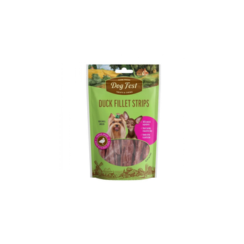 دوغ فيست مكافات للكلاب من السلالات شرائح فيليه البط 55جرام