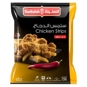 السنبلة شرائح دجاج الحارة 750جرام