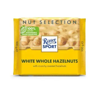 Ritter Sport White Hazelnuts Chocolate 100g