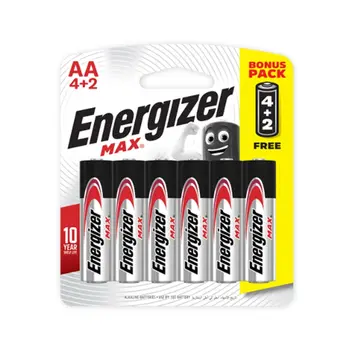 Energizer Max AA Alkaline Batteries 5-Pack