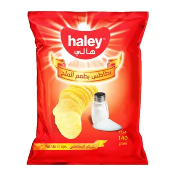 هالي رقائق بطاطس مملحة 140جرام