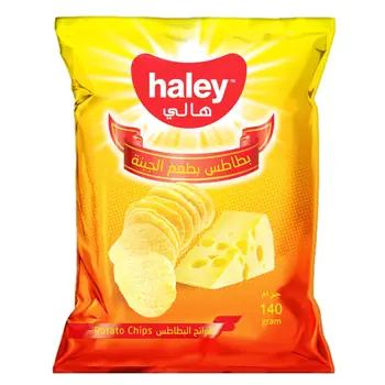 هالي رقائق بطاطس بالجبن 140جرام