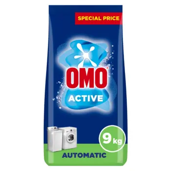 أومو مسحوق غسيل الملابس للغسالات الأوتوماتيك أكتيف 9كيلو