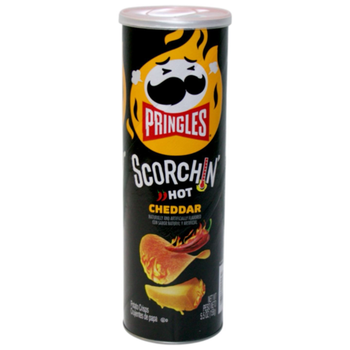 برينجلز سكورشين حار بنكهة التشيدر 158جرام