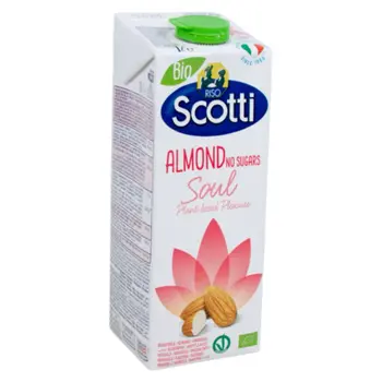 سكوتي شراب لوز غير محلى خالي من الجلوتين 1لتر