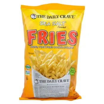 ذا ديلي كريف سناك مقرمش بطعم البطاطس بملح البحر 120جرام