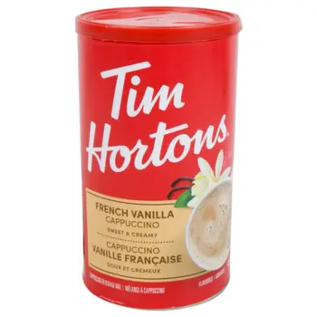 تيم هورتنز كابتشينو الفانيليا الفرنسية سريع التحضير سويت اند كريمي 454جرام