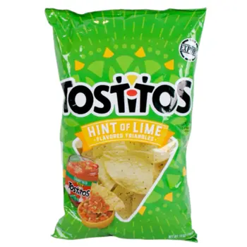 Tostitos Hint of Lime Tortilla Chips 10 Oz
